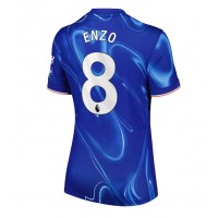 Camisa de Futebol Chelsea Enzo Fernandez #8 Equipamento Principal Mulheres 2024-25 Manga Curta